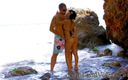 Mvg Productions: Шлюховатая крошка Aris наказана на пляже