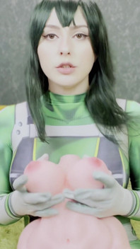 Mha: Froppy hat von einem verrückten fan eine hentai-sexpuppe