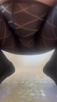 Pissing in My Thick Black Tights Patterned Pantyhose - Julie Cunningham