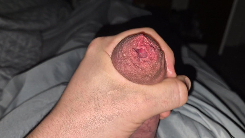GloomyChase977: Non coupé, phimosis, prépuce étroit, fuite de pré-éjaculation dans le lit