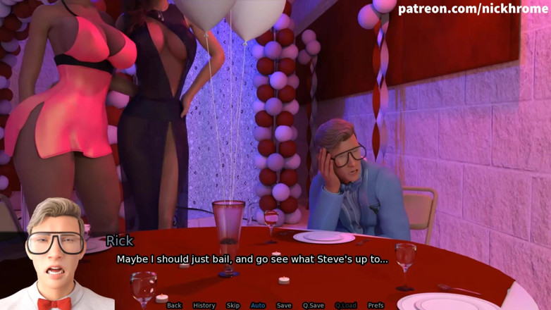 Visual Novels: SexBot 90 - fetele se distrează la petrecere