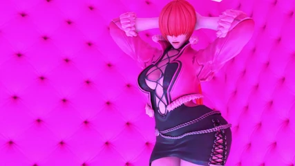 Våtrosa - 3D Futa -animering