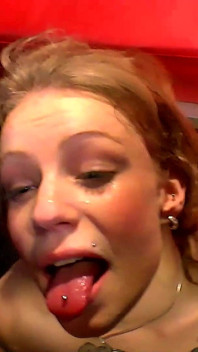 Ggg John Thompson - Tattooed Babe Swallows Cum and Gets Pounded Hard