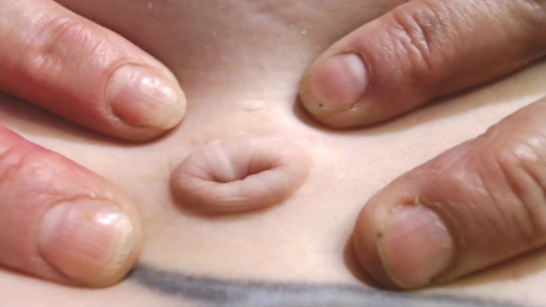 Abby Anna: Close up Deep Belly Button