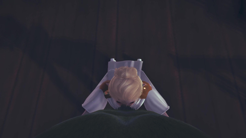 Waifu club 3D: Elfo carino succhia cazzo orc punto di vista