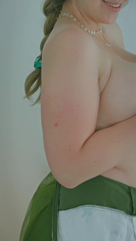 A Wife in an Elegant Outfit Shows off Her Beautiful Large Breasts