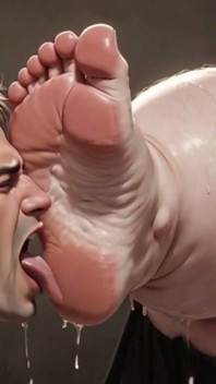 巨大なSSBBWが足を舐める奴隷を支配 - ビッグフィート崇拝