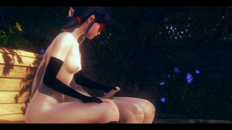 HentaiTubes: Ladybug Hentai - Labă și futut cu ejaculare înăuntru de Cat Noir într-un parc -...