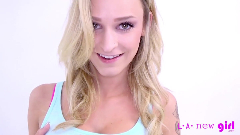 L.A. New Girl: Pornstar Emma Hix very first shoot - POV audition