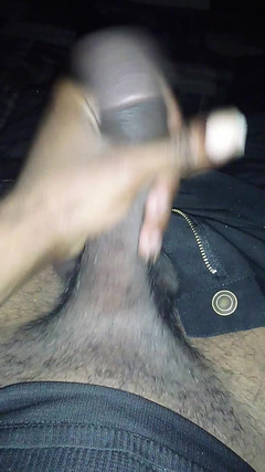 SweetDWillie456: Thug Pulled His Big Black Dick Out and Started Jerking...