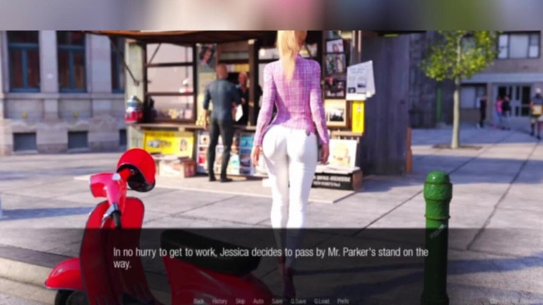 3DXXXTEEN2 Cartoon: Le taquinage de Jessica avec les vieux et les jeunes....