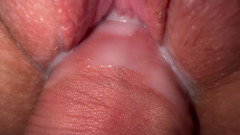 Kinky Mia: Extreme nahaufnahme, sahniger muschi-fick