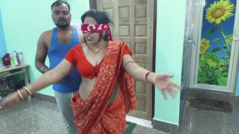 Sona bhabhi: Hermosa india bengalí en sari wali bhabhi cara follada, semen...