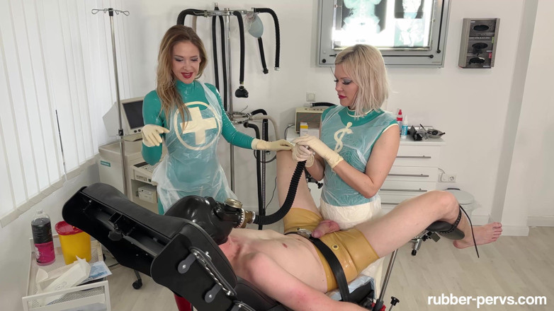 Rubber pervs: Tales From the Rubber Clinic: Davina Dust Gives Full Treatment...