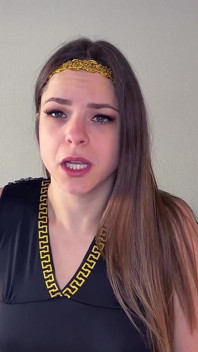 Kat Snow, a antiga escravidão grega, fantasia de 4k pov, contenção do êxtase, espera!