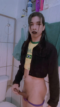 She Is a Slut in Panties Cock Delight Carla Woman Transvestite