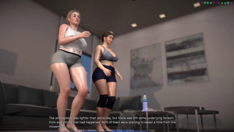 Porny Games: Przyjazna gospodyni domowa przez White Foam - cycata, napalone sąsiedzi tańczący...