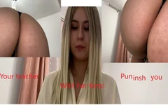 Professora de nipsandstrips castiga estudante safada com seus peidos
