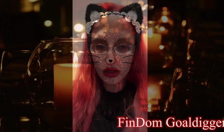 FinDom Goaldigger: Kedi transeksüel prenses dönüşümü