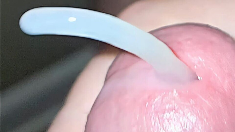 Cum Juggler: C.u.m.s - Nahaufnahme und Motion Slowed - ein ultra langsamer Solo-Cumshot, 7680fps! (#25)