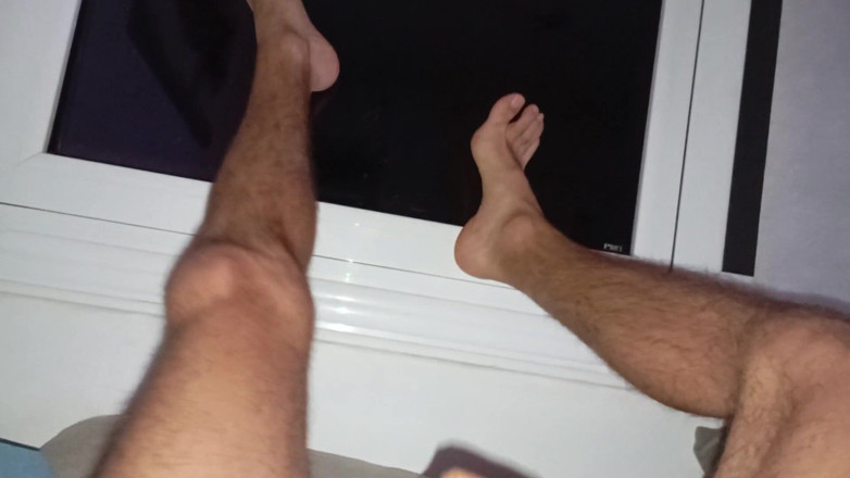 Elvissc: The Dude Plays Again with His Thick Semen and Rubs...