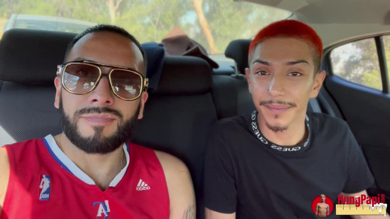 Hung Papi: Car Fuck Hung Latino Thugs Sucking off My Dl Homie...