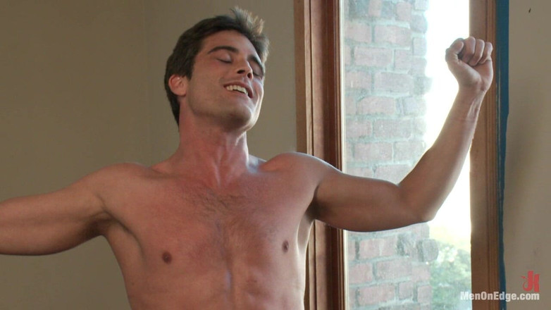 Men on Edge: Straight Stud - Bondage, Balls Busting, Begging to Cum