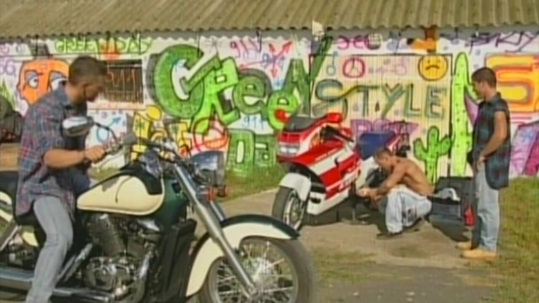 MASCULINE BOYS STUDIO: Trhee muscle motorbiker fuick outdoor