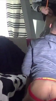 Slut Creampied by His Friend Big Dick