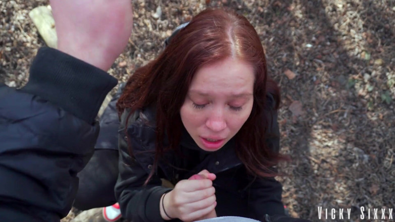 YSP Studio: Spring Vacuum Blowjob in Public Park / Cum Swallow Outdoors