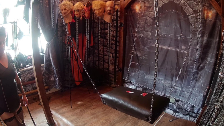 Aaexperiencesltd: Část 1: Domina Satana &amp; Lanista Bear učí pegging video s Izary