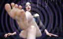 Rebecca Diamante Erotic Femdom: Okouzlující uctívání holé nohy