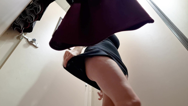 Mila Lewis: Try On - dresses outdoor locker room