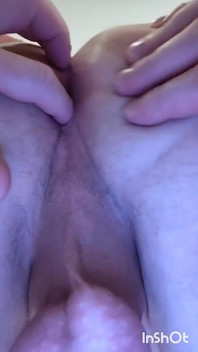 Hetero Man First Time Fingering His Own Ass