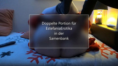 Ken: Відвідування банку сперми з estefaniaerotica. За кілька центів більше вона отримує подвійну порцію