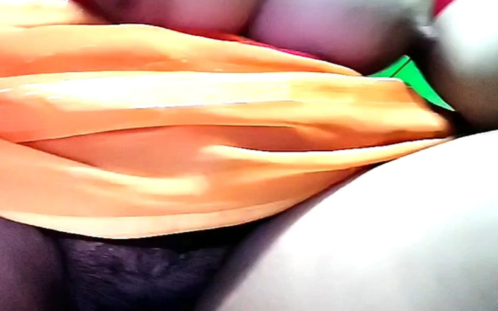 Neha_Noonu: Exotic Indian Saree Tease - Boob Pressing &amp; Hot Pussy Show (part 2) HD