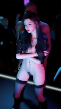 Schoonheidsmeisje en zwarte pik in nachtclub - Hentai 3D ongecensureerd v286