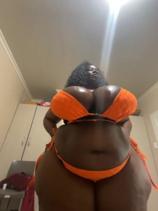Legendary Booty Overdose: Black BBW Bikini Tease