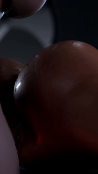 Mass Effect - Futa Femshep baise Ashley Williams (chatte et anal) 3D