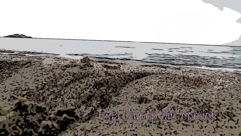 Inga lillypop girl comics: Üvey Kız Kardeşin Plajda Mastürbasyon Yapıyor