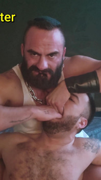 Gagging & Training My Hairy Sub's Throat