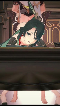 Genhin Impact - Xianyun längtar efter stor svart kuk efter att ha blivit uttråkad av genomsnittlig kuk - 3D Hentai Animation