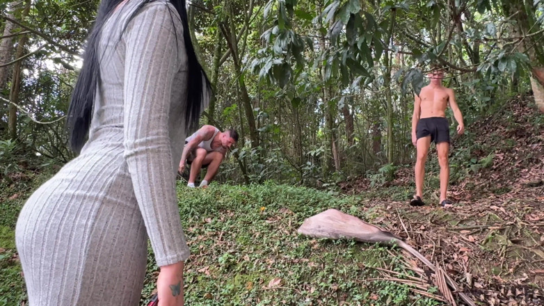 Bradybud: Huge Ass Latina Fucks Two Strangers While Her Husband Is...