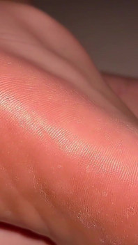 Porra nos pés sensuais close-up pretty small toes