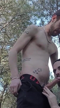 Outdoor-sex im cruising-bereich