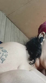 Sycking Her Pussy Juices off That Monster Hand