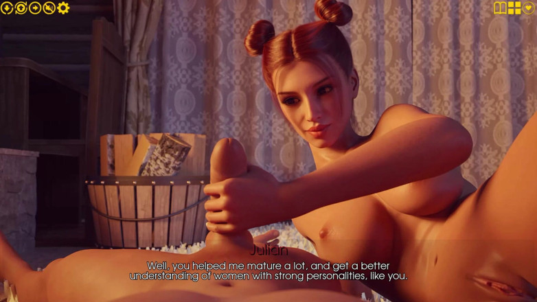 3D Cartoon Porn: My Pleasure 28 - ความสนุกในวันฮัลโลวีนของ Julia และ Daphne ในบ้านผีสิง