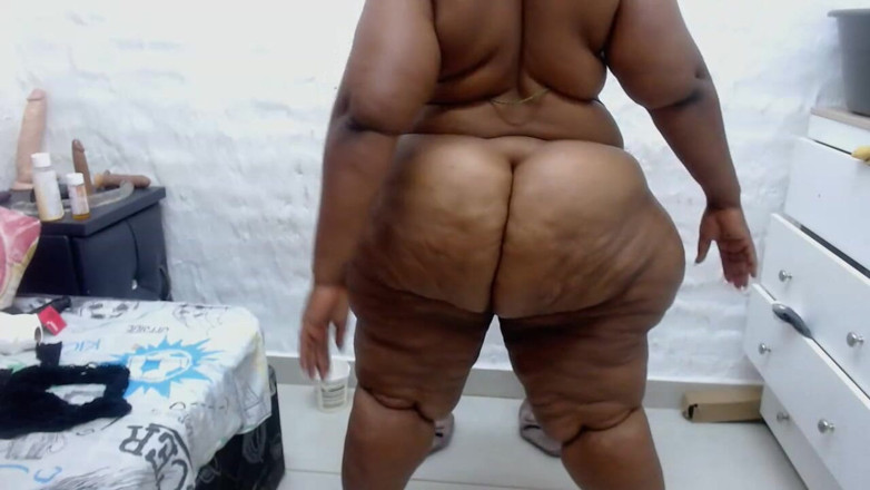 Big black clapping booties: Mi masturbo per il mio enorme culo bbw, Episodio 1006