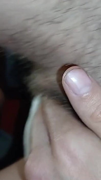 The Wettest and Hairiest Pussy Trembles From Orgasms