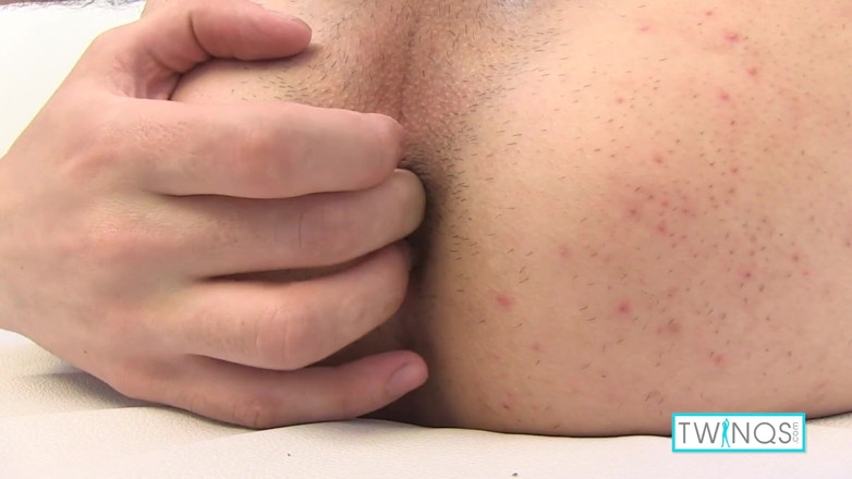 Twin Qs: Super hot brunette petite victor a gives himself a good...